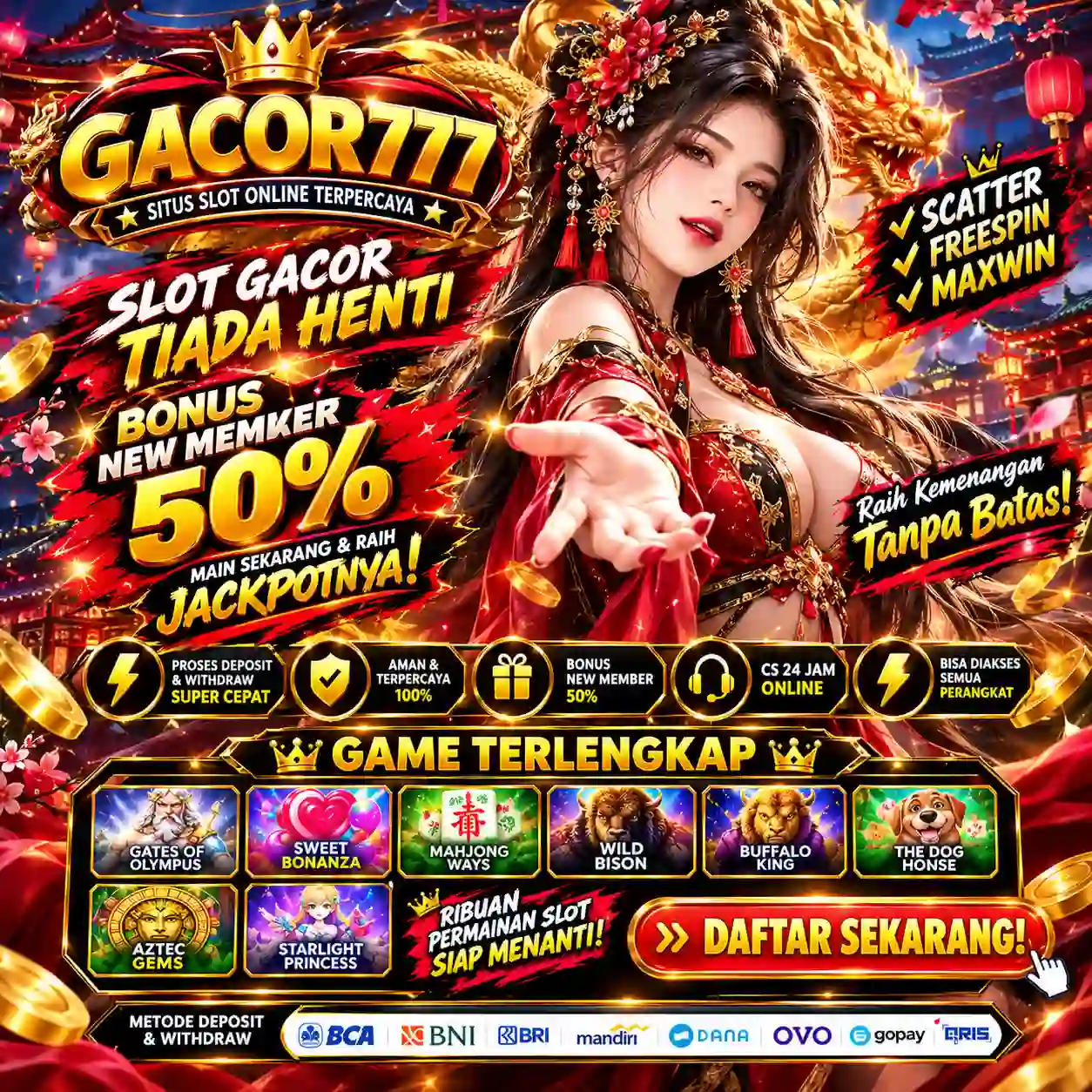 GACOR777: Andalan Situs Deposit 5000 Jagoan Akses Link Slot Gacor Hari Ini